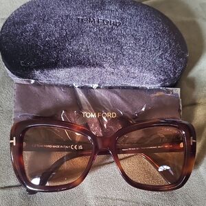 New Tom Ford Maeve 55mm Butterfly Sunglasses